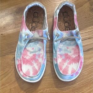 Hey Dude Boho Mandala Tie-Dye Shoes